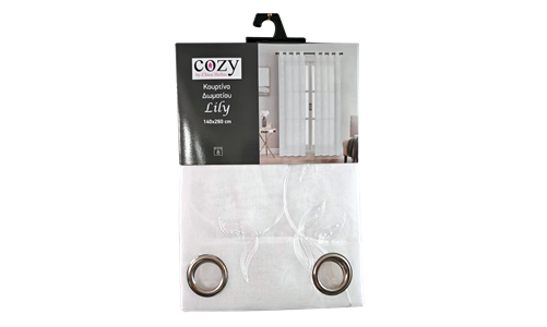 ΚΟΥΡΤΙΝΑ LILY 140X260εκ