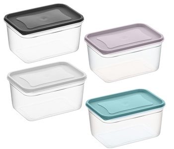 ΦΑΓΗΤΟΔΟΧΕΙΑ ΠΛΑΣΤΙΚΑ ΟΡΘΟΓΩΝΙΑ 1,3Lt ΣΕΤ 3ΤΕΜ